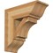 Ekena Millwork Westlake Traditional Rough Sawn Bracket w/ Offset Brace, Western Red Cedar, 8"W x 20"D x 20"H BKT0806X20X20WTL01RWR - alternate 1